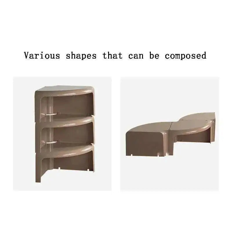 Nordic Round Color Side Table Creative ABS Plastic Coffee Tables Designer Living Room Furniture Modern Home Storage Corner Table