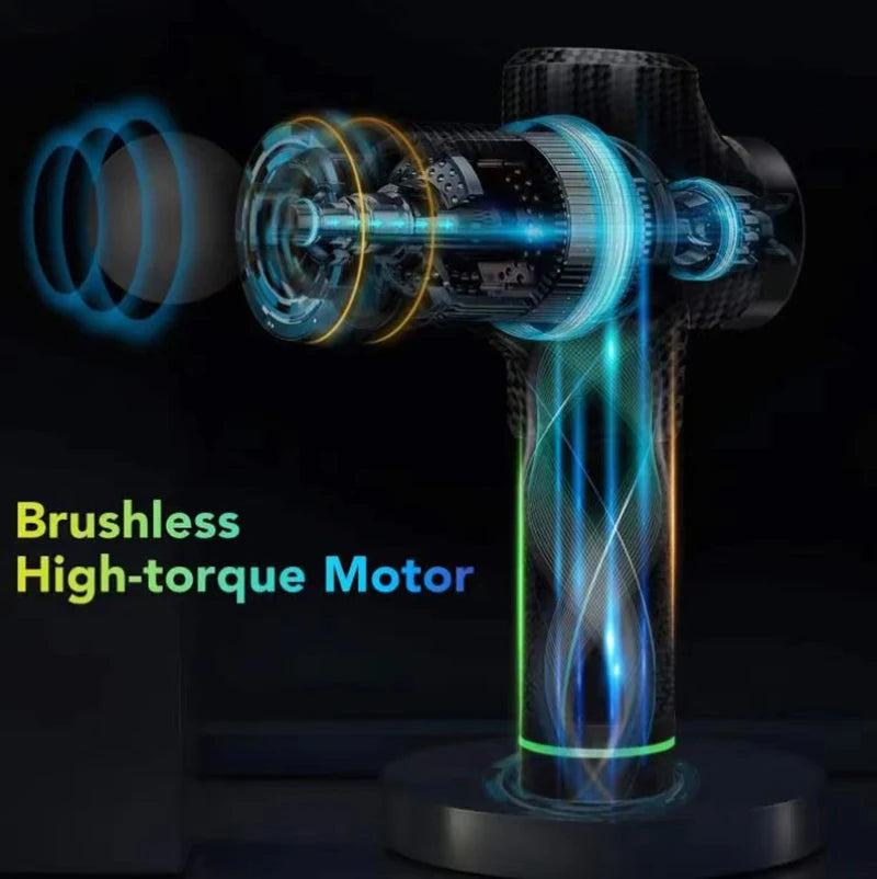 Phoenix A2 Massage Gun Muscle Relaxation Deep Tissue Massager Dynamic Therapy Vibrator Shaping Pain Relief Back Foot Massager