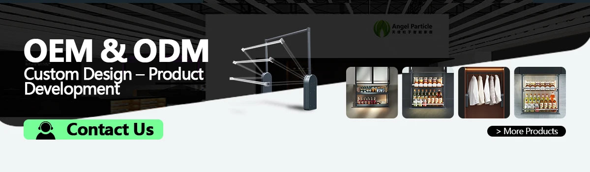 Wholesaler Electric Kitchen Cabinet Design Customized Smart Lift Kitchen Storage 3 Layers Automatic Lift Basket Cabinet