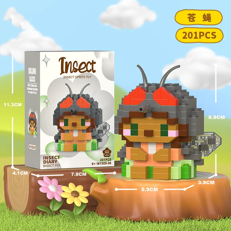 Animals Bricks Construction Set Micro Building Blocks Children Toy Adult Particle Building Block Mini Toys Decoration Home Gifts