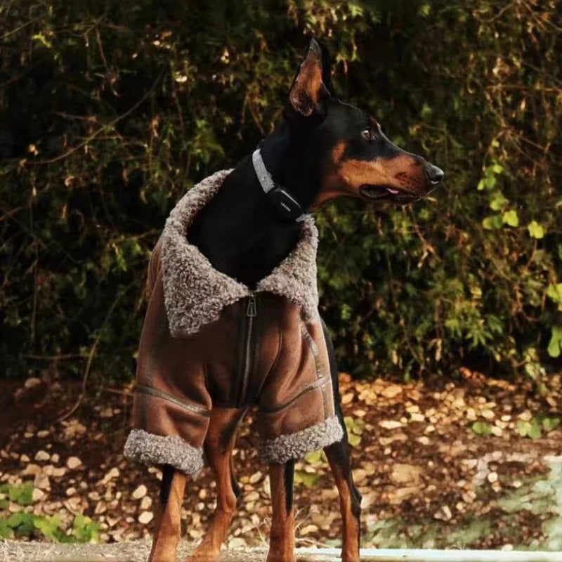 Big Dog Clothes Winter Large Dog Coat Jacket Samoyed Husky Border Collie Labrador Golden Retriever Weimaraner Clothing Apparel