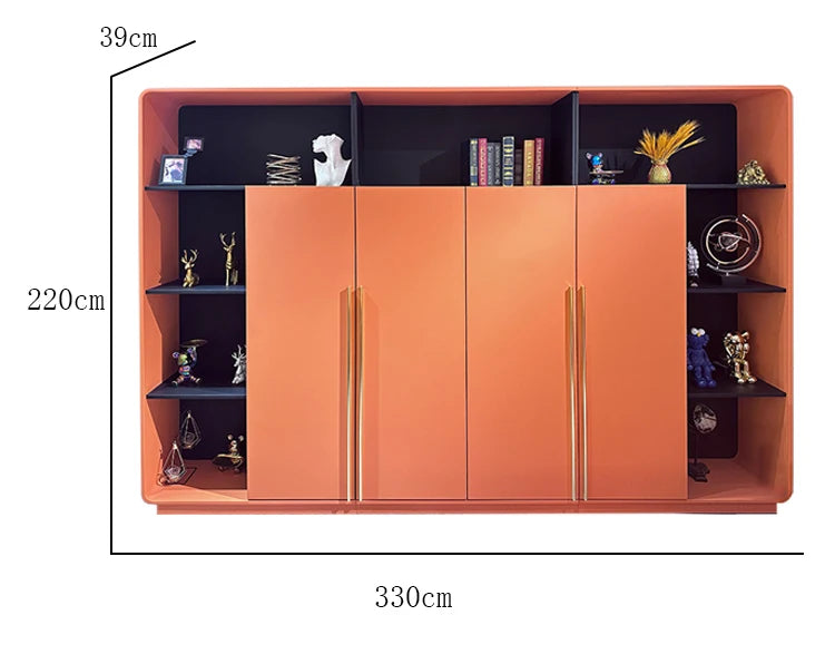 L Shape Hutch Office Table Modern Luxury Drawers Writing Standing Desks Organizer Conference Workstation Escritorio Furniture