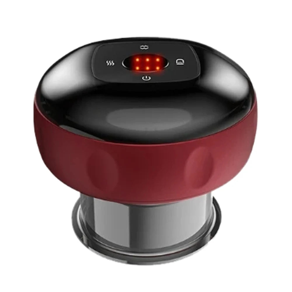 Smart Electric Vacuum Cupping Massager – Heating & Body Scraping for Back, Neck & Arms Cupping Massager