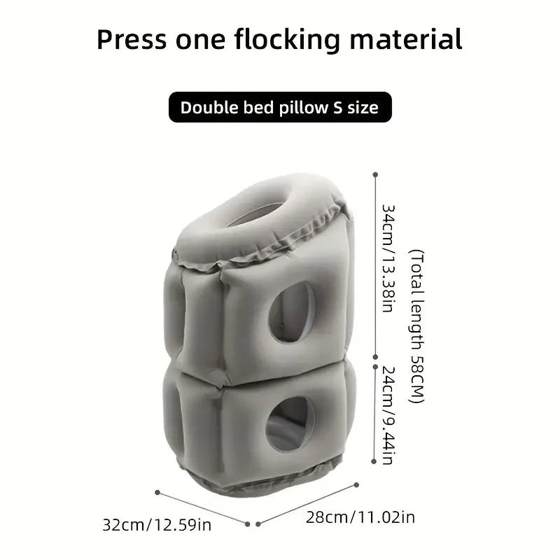 Ultralight Inflatable Pillow Compressible Compact Comfortable Pillows for Neck Lumbar Support Outdoor Camping Hiking Backpacking