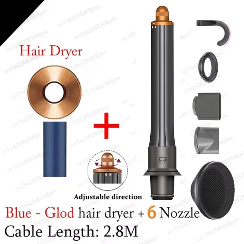 SenCiciMen Professinal Hair Dryer Negative Ion Blow Dryer Quick Dry Leafless Hairdryer Salon Home Constant Temperature Hair Care