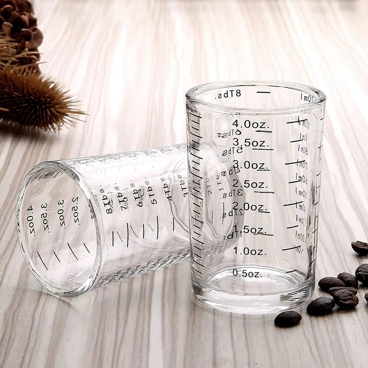 4 Ounce/120ML Heavy Duty Heat-resistant Bar Accessories Measuring Cup Bartender Tools Shot Glass Jigger