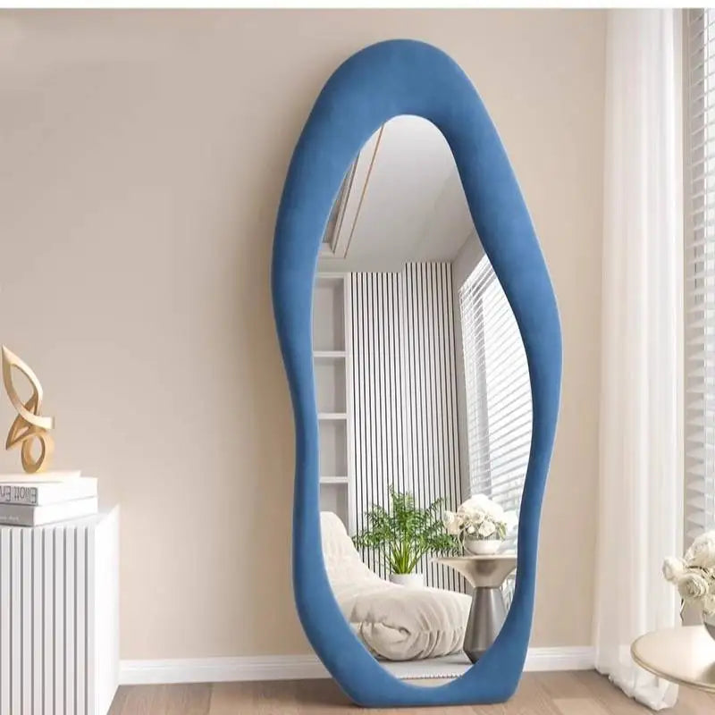 Oval Bed Room Mirrors Full Body Standing Nordic Design Luxury Mirrors Full Body Living Room Espejos Decorativos Room Decoration