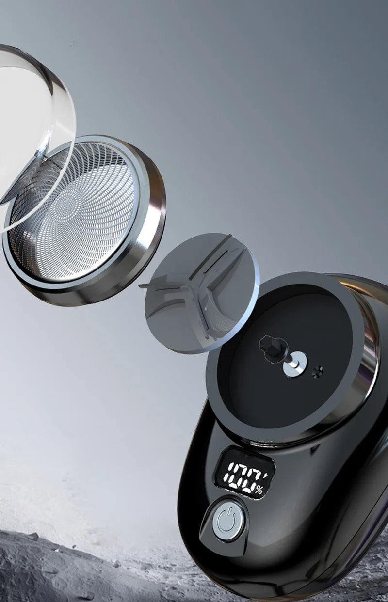 Electric Travel Shaver Portable Razor Man Wet And Dry Usb Rechargeable Shaver Typec Charging Shaving Machine Mini For Men