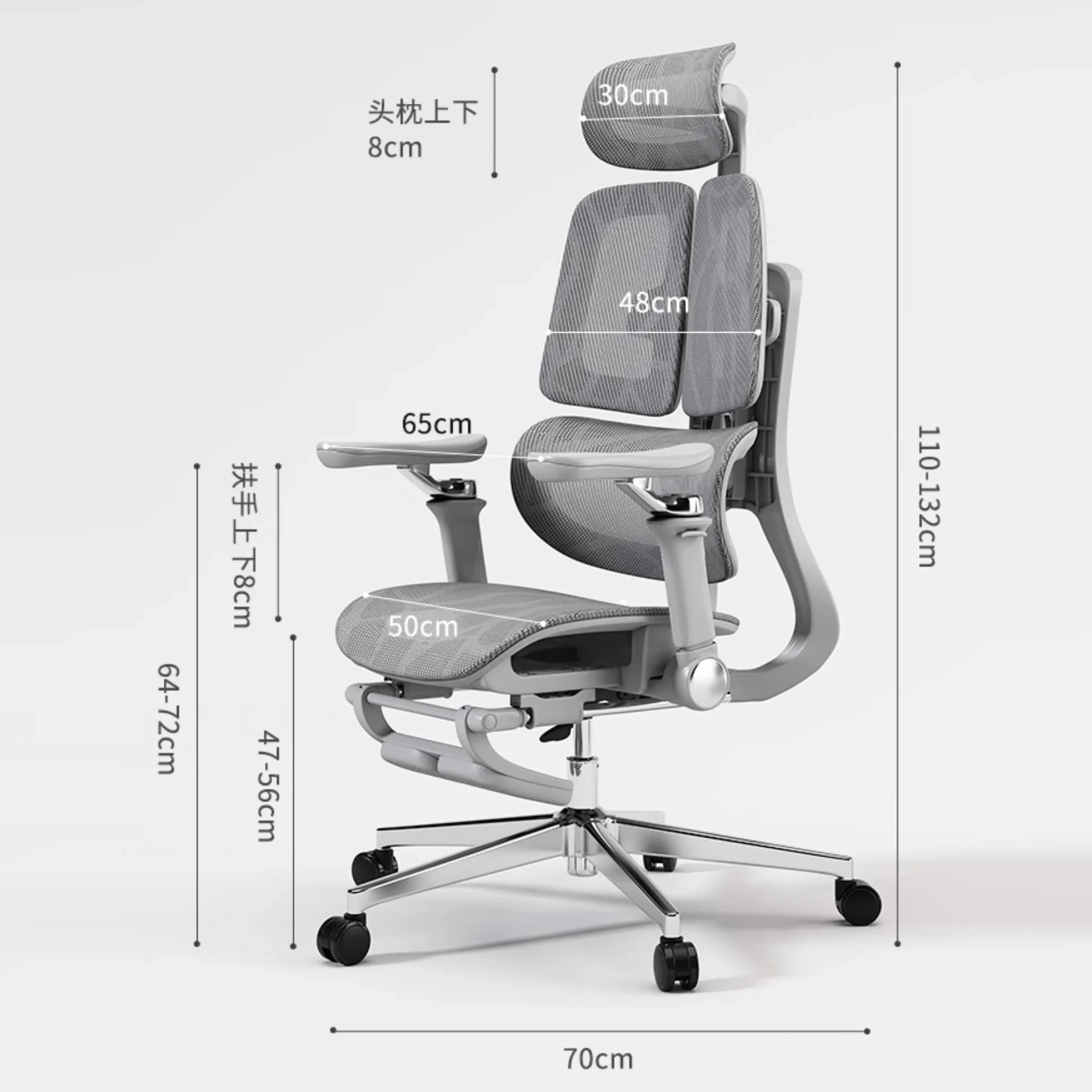 Ergonomic Lift Office Chair with Lumbar Support Household Gaming Esports Chair Household Computer Chair