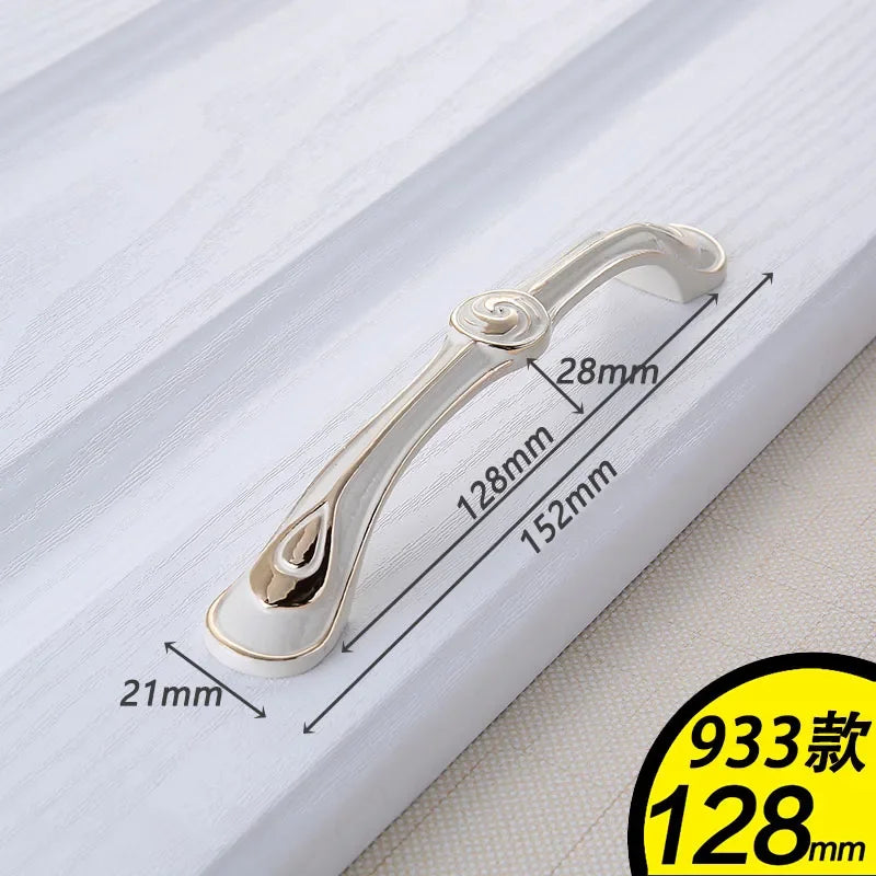 YM White Dressers Handle Kitchen Item Drawer Closet Wardrobe Gold Handle Cabinet Storage Door Cabinet Invisible Door Pulls Konb