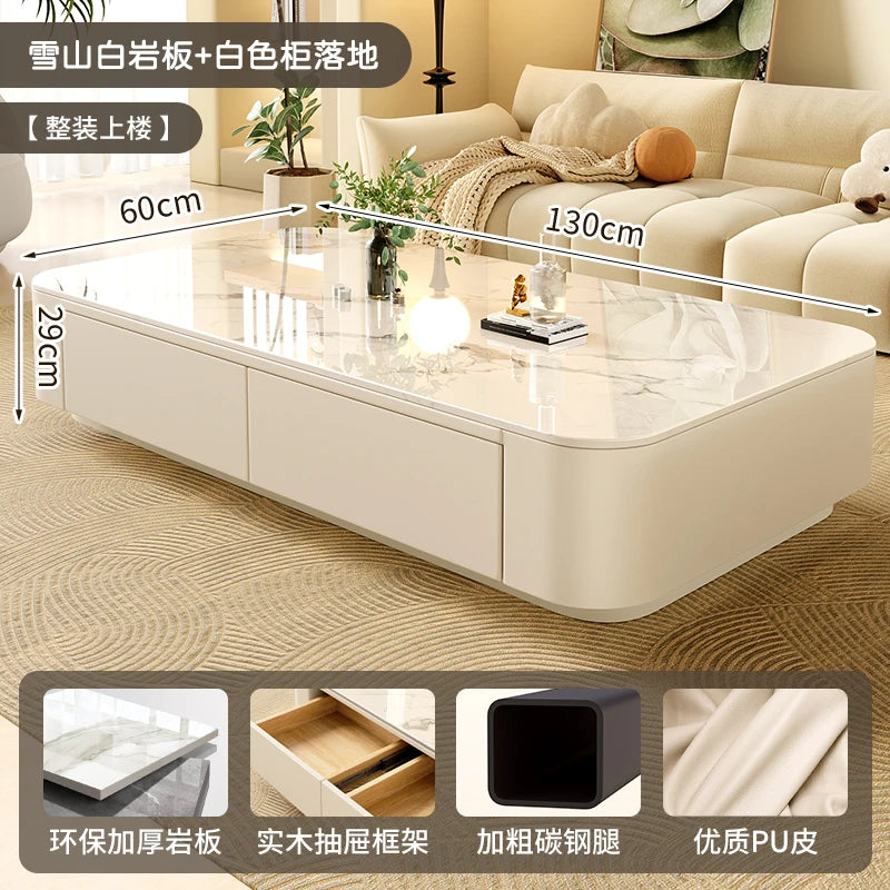 Cheap Cute Coffee Table Clear Simple Designer Modern Luxury Decoration Side Table Writing Mesas Bajas Living Room Furniture
