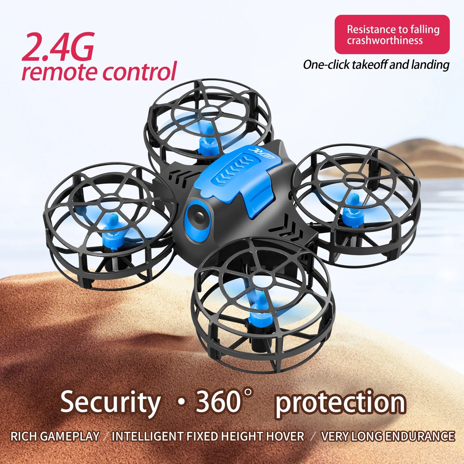 4DRC V18 Mini Drone 3D Flip Headless Mode Drones Air Pressure Height Maintain RC Quadcopter Dron Children's Toy Gift NEW