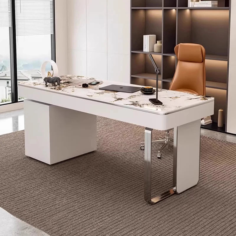 Modern Luxury Rock Slab Room Desks Gaming Desk Computer Desk Office Table Gaming Table Motion Study Computer Desks Furniture