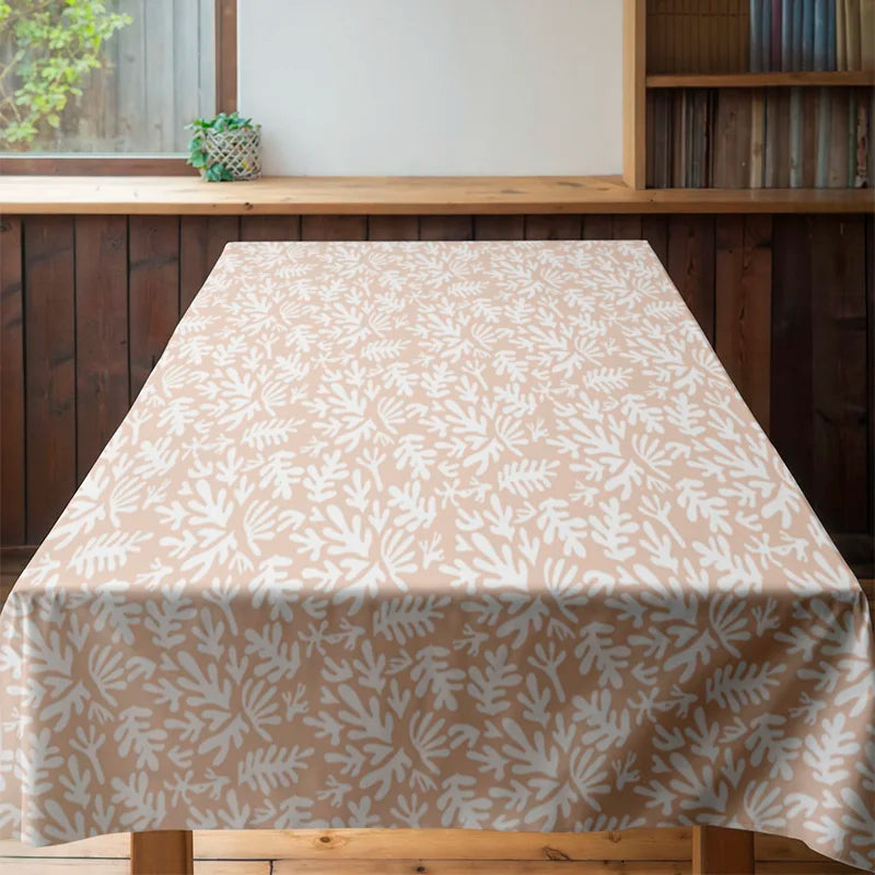 Waterproof Tablecloth Vintage Floral Dining Table Cover Washable Rectangle Table Linens Party Decor Rustic Farmhouse Table Toppe