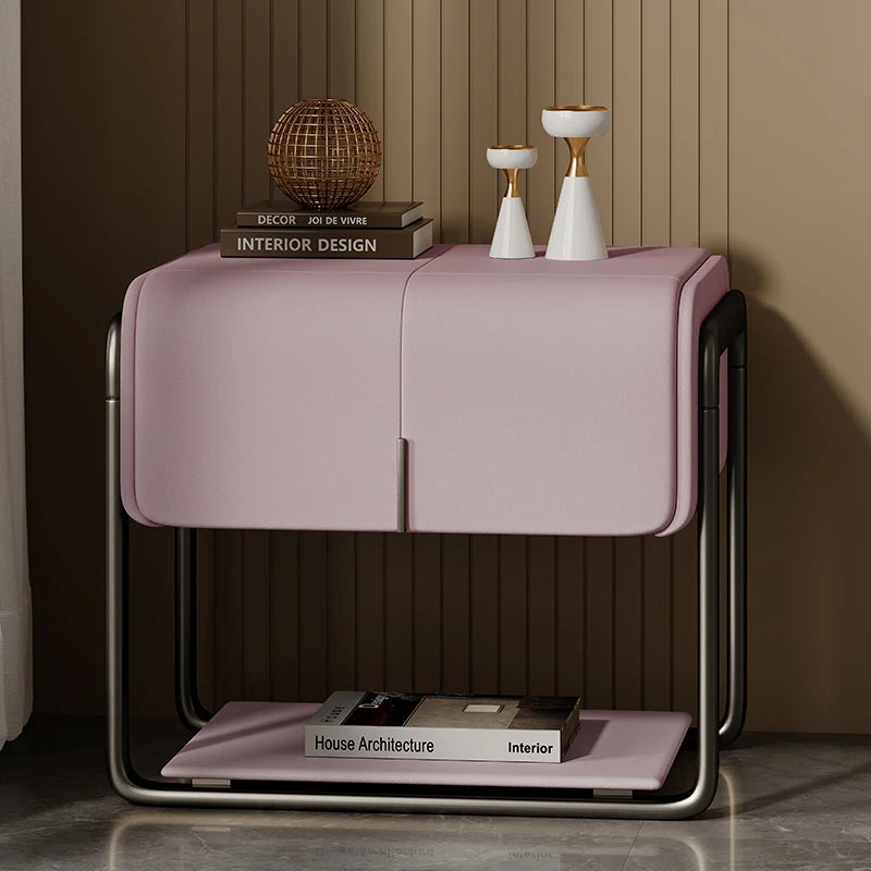 Minimalist Design Nightstands Modern Aesthetic Classic Storage Bedside Table Space Saving Bedroom Tables De Nuit Room Furnitures