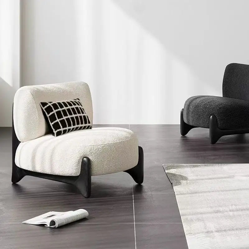 Cream Wind, Stool, Living Room, Balcony Bedroom, Chair Bed and Breakfast, Lazy Sofa Internet Celebrity Leisure Chair Sofa Chair