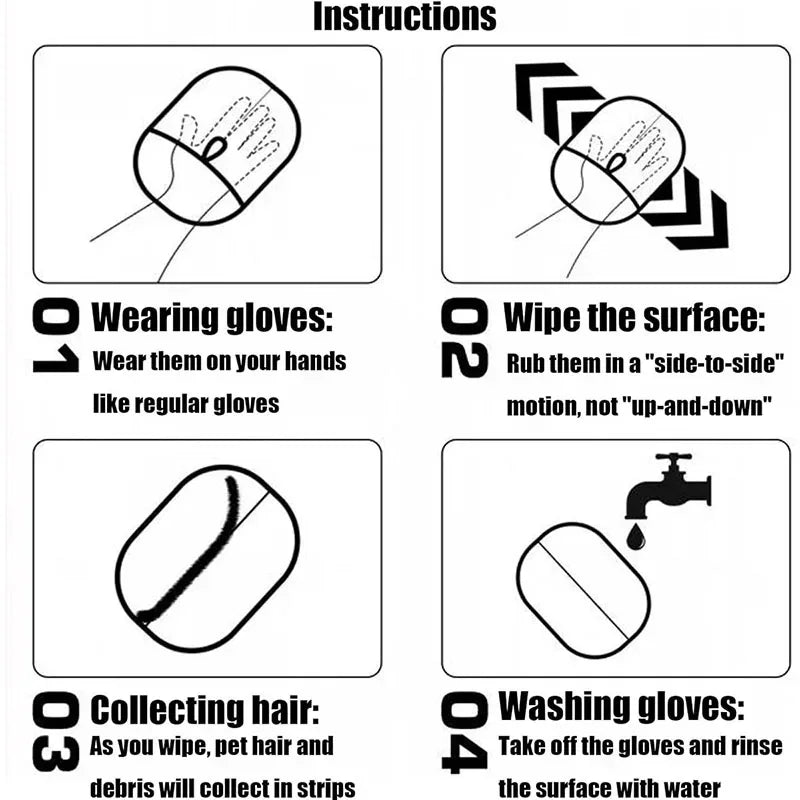 Pet Electrostatic Hair Removal Gloves Cat Brush Adhesive Comb Washing Grooming Tool  Pet Products Grooming Cats  Cat Supplies