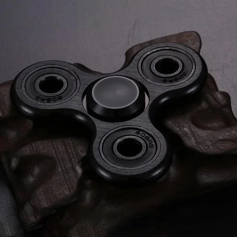 Aluminum Alloy Plating Fidget Spinner Metal Alloy R188 Mute Bearing Drawing Process Hand Spinner Stress Relief Adult Kids Toys