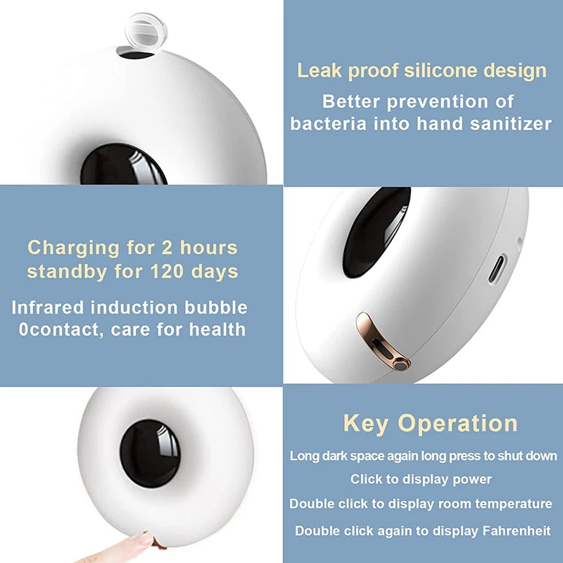 Wall Mounted Soap Dispenser 280ml Touchless Automatic Liquid Foam Soap Dispenser Hand Sanitizer Bathroom Home Accessories