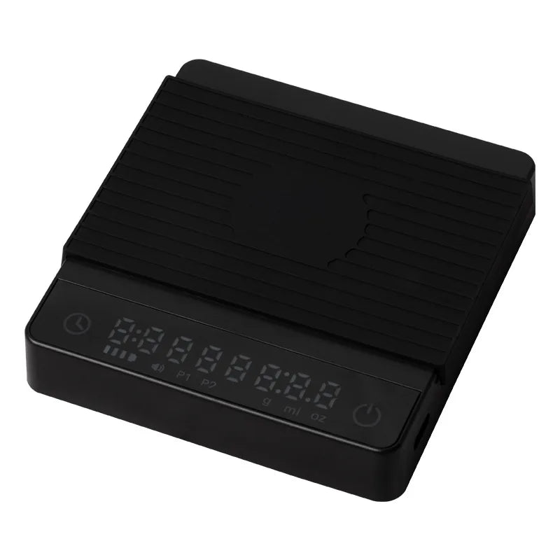 Italian Mini Espresso Coffee Electronic Scale Portable Special Hand-brewed Coffee Bean Scale Barista Timing Weighing Device