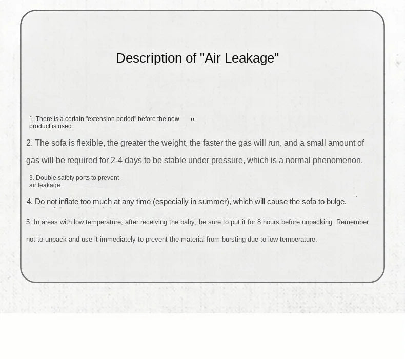 Leisure Inflatable Sofa Thickened Plush Lazy Sofa, S-Shaped Portable Inflatable Sofa Lounge Chair, Leisure and Comfortable Type