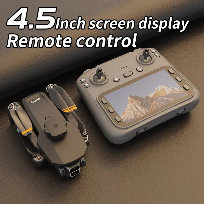 L106-1 GPS Professional Drone With 4K HD Camera Screen Remote 5G WIFI 3KM EIS Obstacle Avoidance FPV Brushless Quadcopter