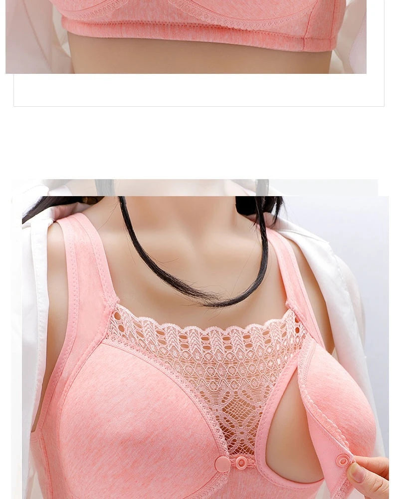 Cotton New Breastfeeding Bras Maternity Nursing Bra for Feeding Clothes for Pregnant Women Maternity Underwear Pregnancy Clothes