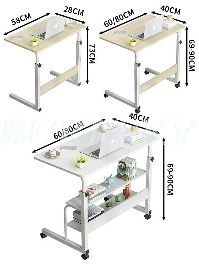 Simple Laptop Desk Lazy Bed Desk Learning Simple Small Table Learning Table Movable Bedside Adjustable Portable Laptop table