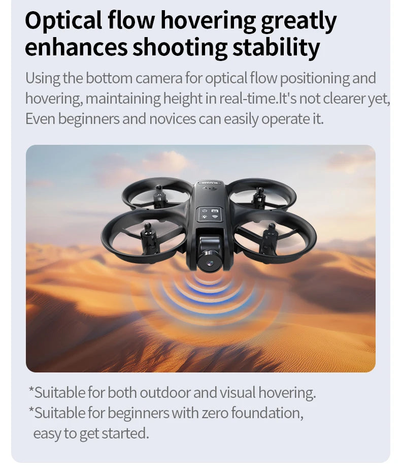K100 Max Mini RC Drone 4K Professional HD Camera Optical Flow Positioning Colorfuls Dron Foldable RC Quadcopter Toys for Kids