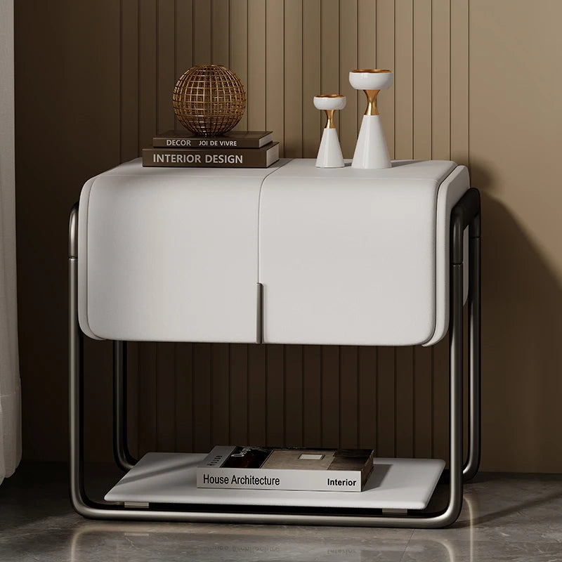 Minimalist Design Nightstands Modern Aesthetic Classic Storage Bedside Table Space Saving Bedroom Tables De Nuit Room Furnitures