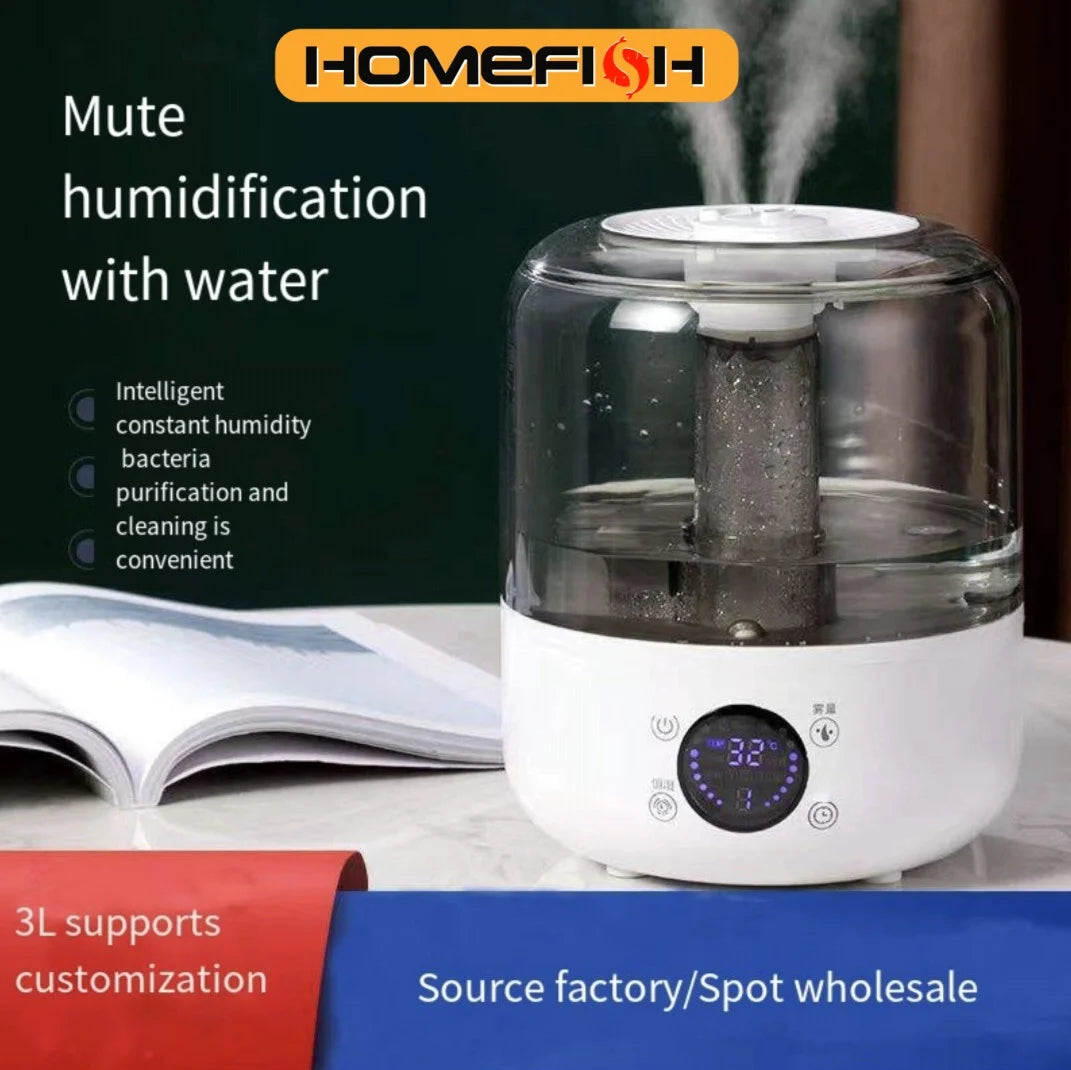 CK2 3L Professional Large Capacity Household Silent Air Humidifier Plant Spray Aroma Diffuser with Remote Control Timer