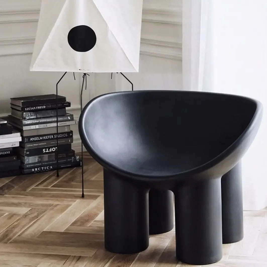 Scandinavian Designer Elephant Leg Chair Ins B&B Single Sofa Chair Lazy Creative Outdoor Leisure Chair Plastic