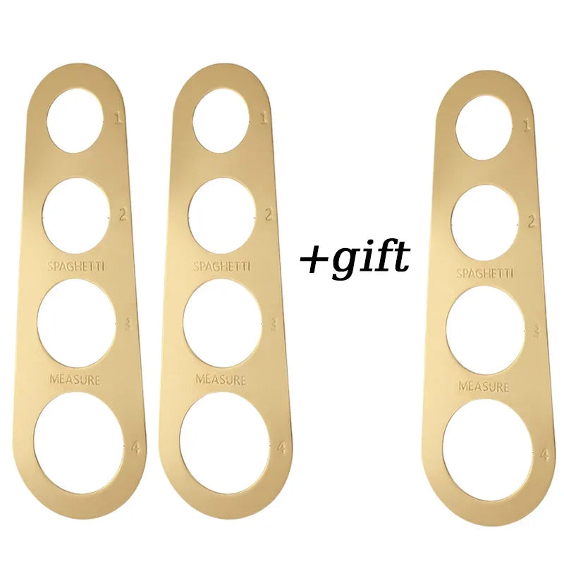 4 Holes Spaghetti Measurer Stainless Steel Kitchen Accessories 1Pcs Pasta Noodle Measure accessoires de cuisine  spaghetti