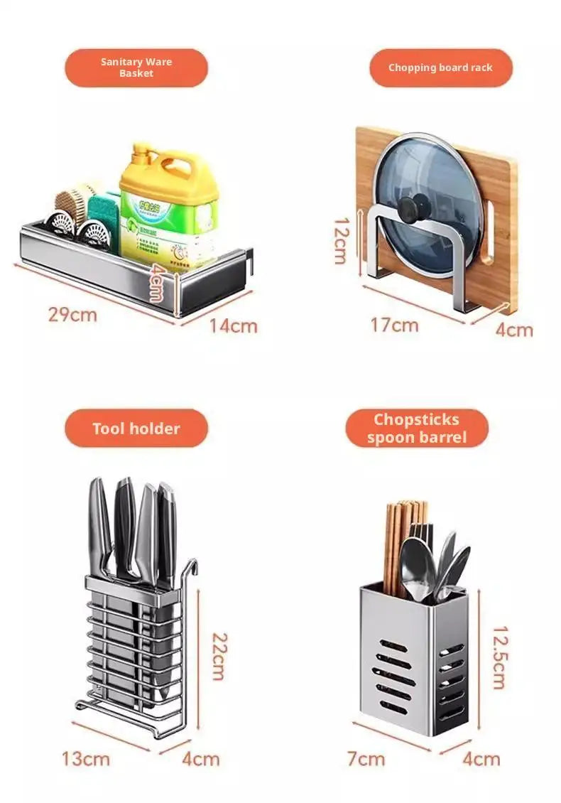 Over Sink Dish Drying Rack Stainless Steel Expandable Drain Bowl Holder Shelf Kitchen Counter Dish Storage Rack Hanger Shelves