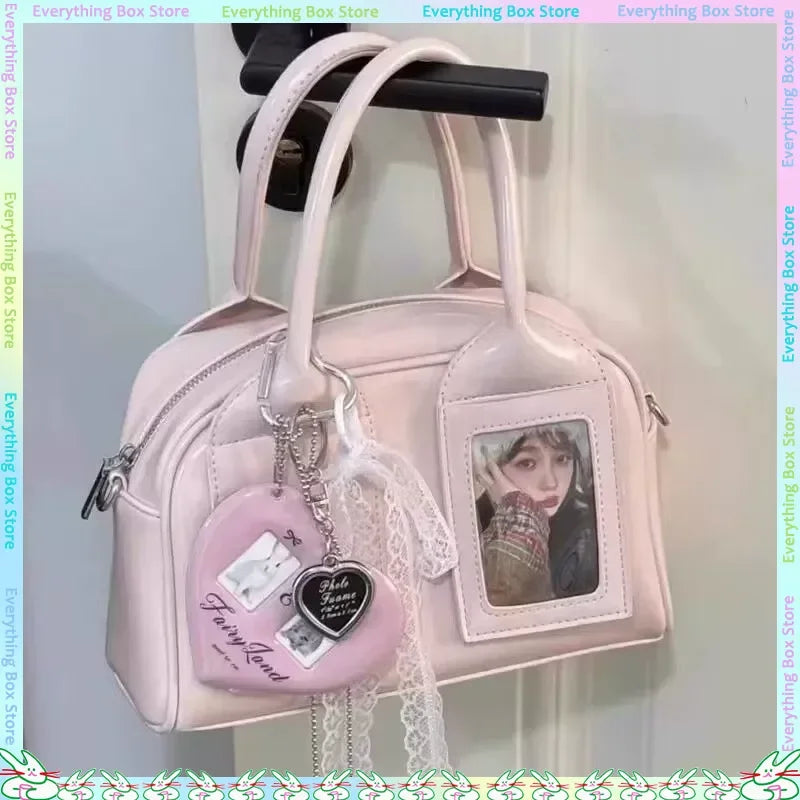 Itbag Small Appetite Can Hold Photo Card Crossbody Bag Women'S Bag Design Sense Niche Boston Pillow Bag Shoulder Groupie Merch