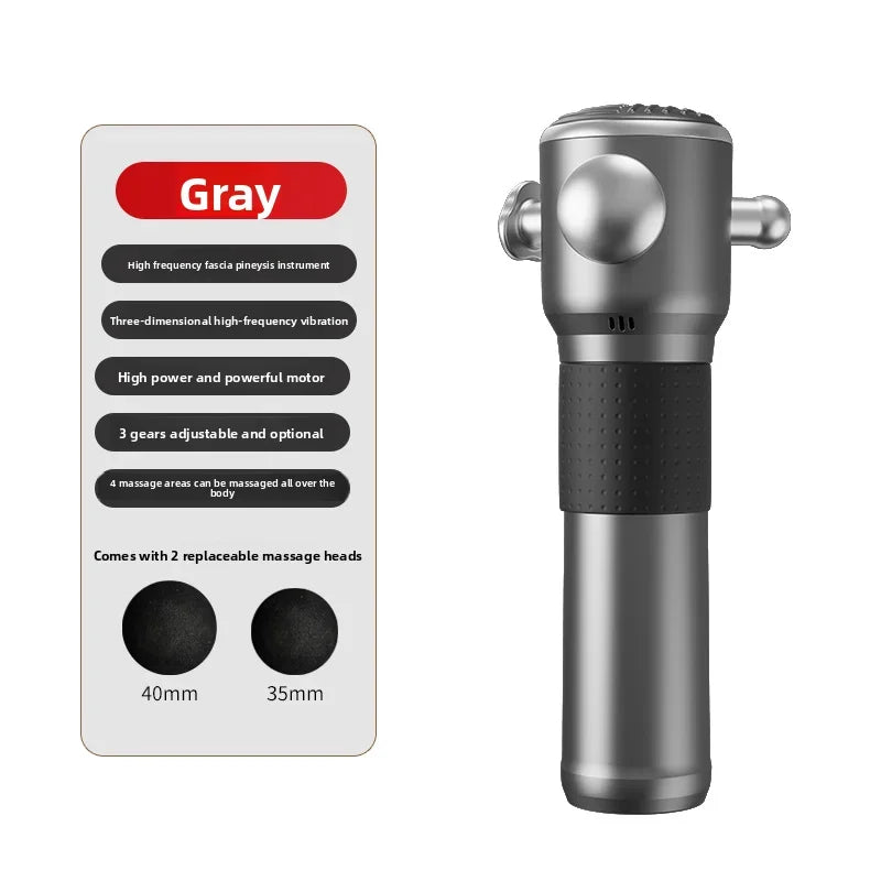 High Frequency Fascia Gun Relaxation Gun Sports Fitness Muscle Relaxation Massager Full Body Massage 3 Gear