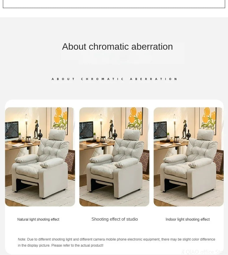 New Computer Chair Household Office Bedroom Sedentary Recliner Chair Single Sofa Ergonomics Comfortable lounge Chair Lazy Sofa