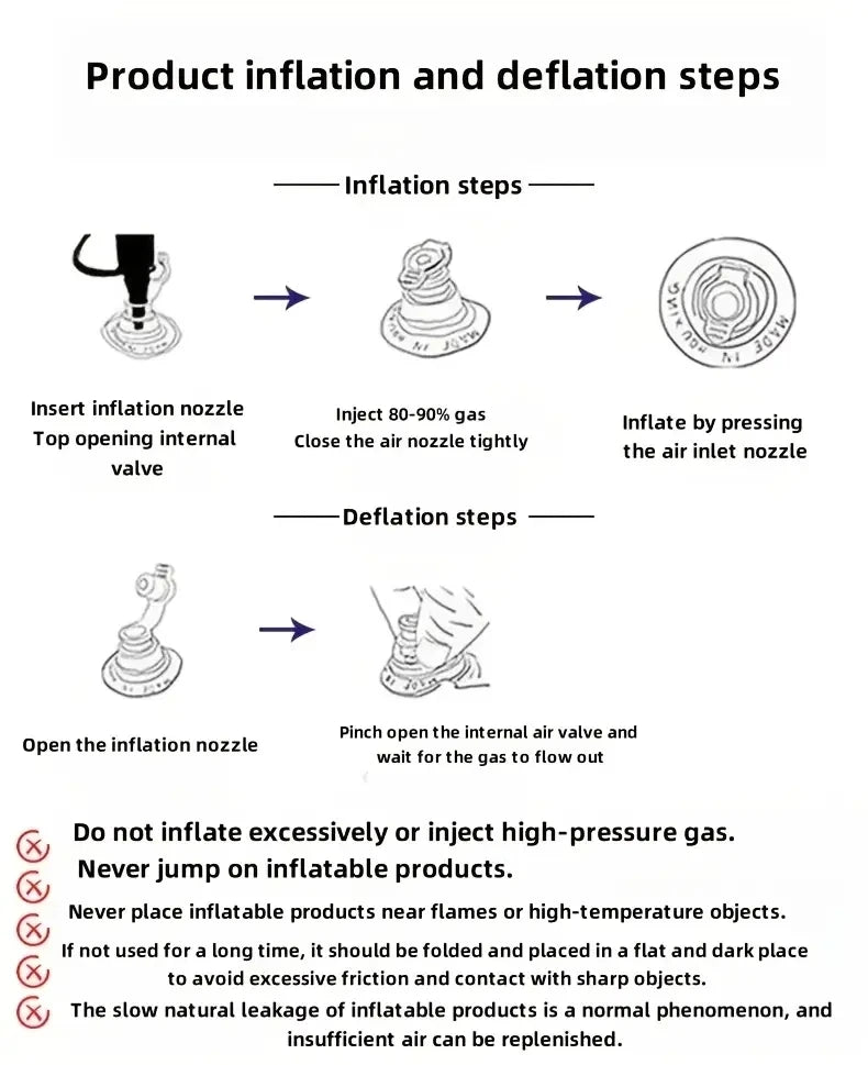 Lazy Couch Sofas Inflatable Chair Foldable Recliner Outdoor Sofa Bed Footstool Portable Folding Air Bed Lunch Lounge Chair Set