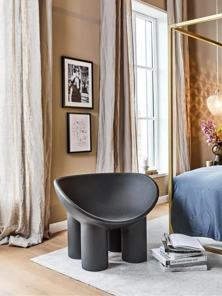 Scandinavian Designer Elephant Leg Chair Ins B&B Single Sofa Chair Lazy Creative Outdoor Leisure Chair Plastic