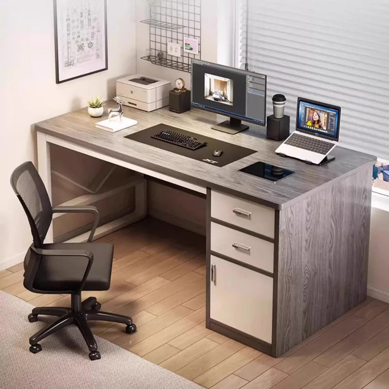 Dressing Simple Office Desk Bedroom Vanity Stainless Steel Office Desk Gamer Cabinet Coffee Escritorios De Oficina Furnitures