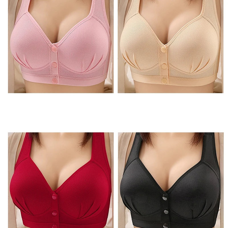 Maternity Bra Wire Free Front Closure Breastfeeding Nursing Bra Pregnant Women Sleeping Bras Gorge Allaitement