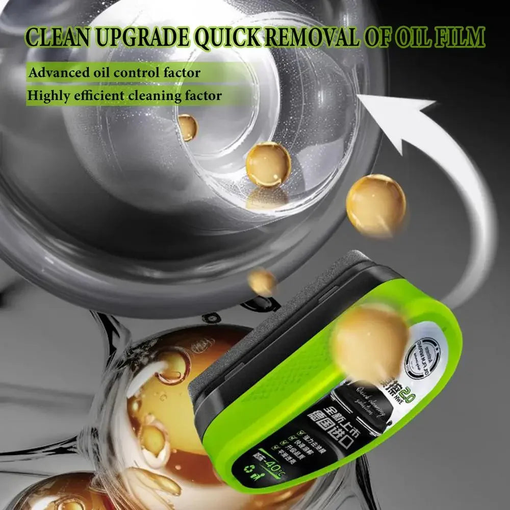 Car Glass Oil Film Remover Automotive Glass Sponge Cleaning Brush Front Inner Windshield Glass Oil Film Cleaner For Car Cleaning