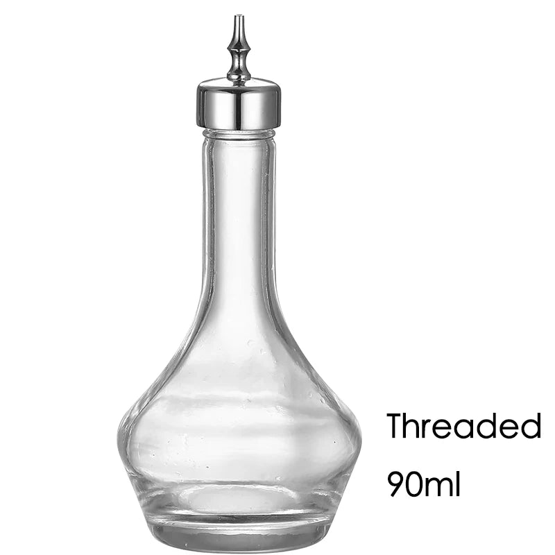 Vintage Cocktail Bitters Bottle with Dasher Top Professional Bar Accessory Bar Tool