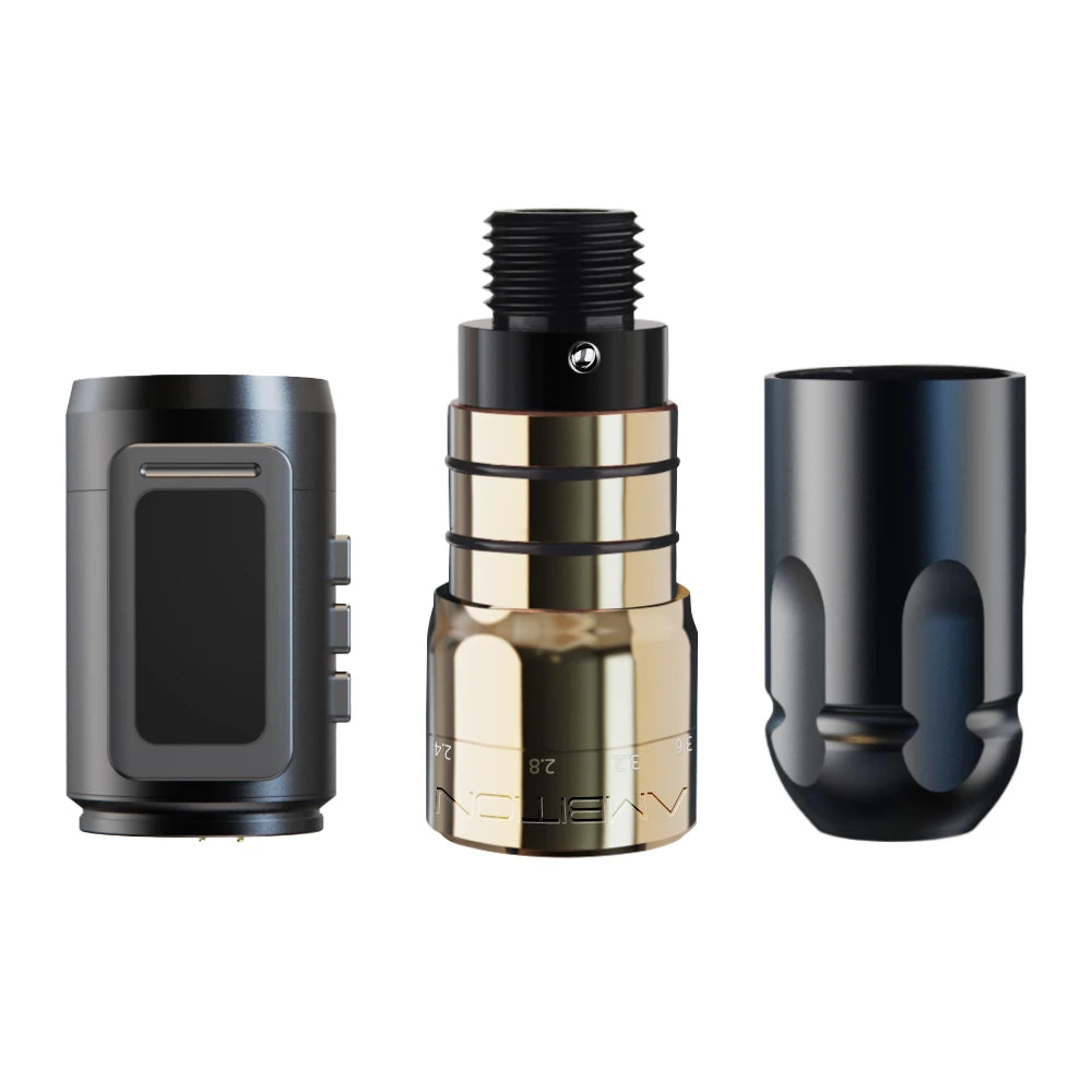 Ambition MARS-U Professional Wireless Tattoo Machine Pen Adjustable Stroke 2.2-4.2mm Cartridge 1800mAh Coreless Motor Tattoo Art
