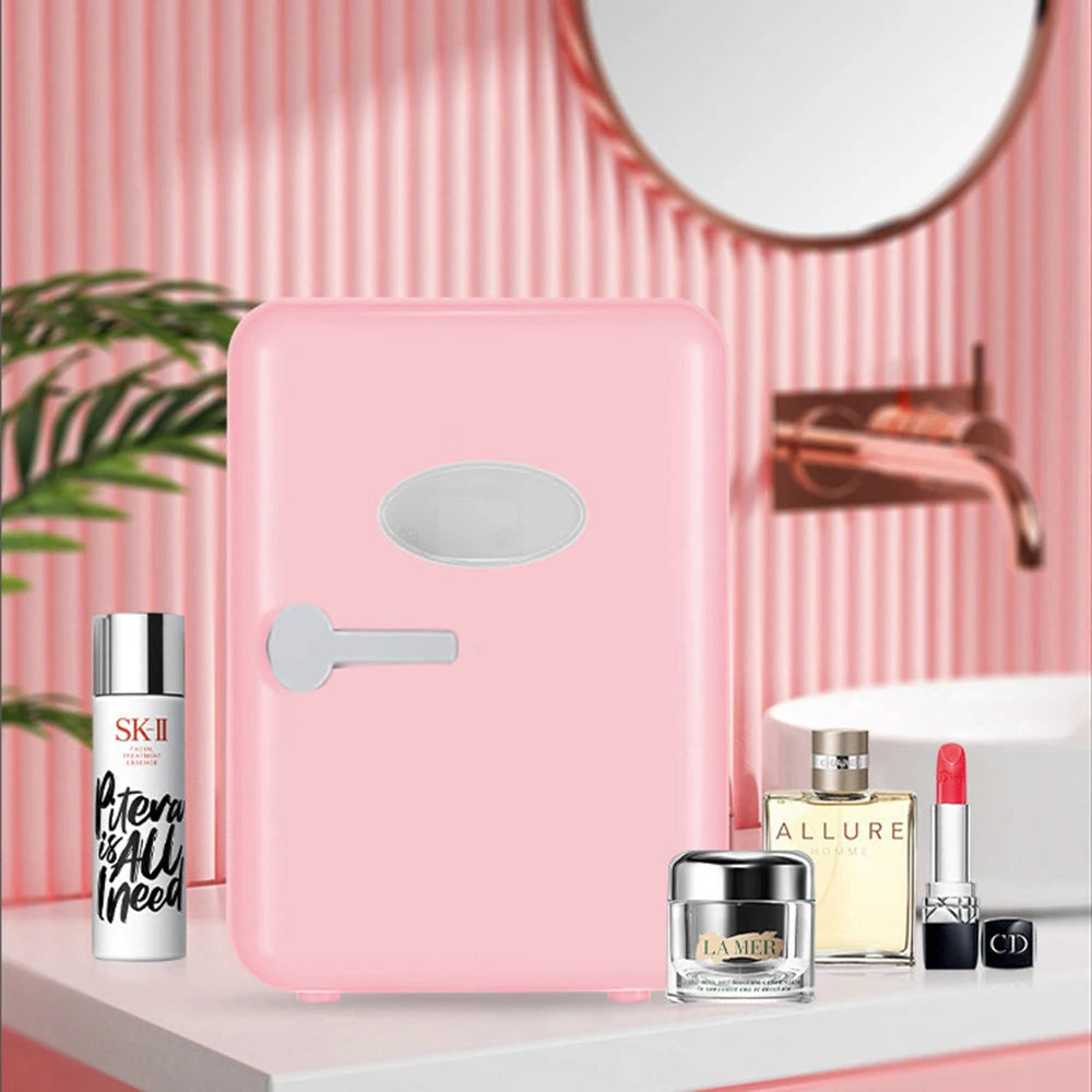 4L Mini Usb Refrigerator Portable Cooler Compact Refrigerator Single Door Small Fridge Skin Cosmetic Fridge For Car Home EU US