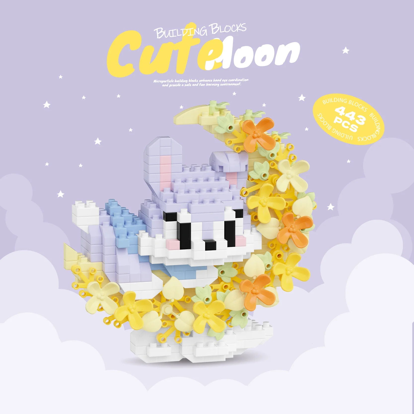 Mini Dog Cat panda raccoon Cute Pet Small Building Block Model Series Ornaments Children's Toy Christmas Birthday Gifts for Kids