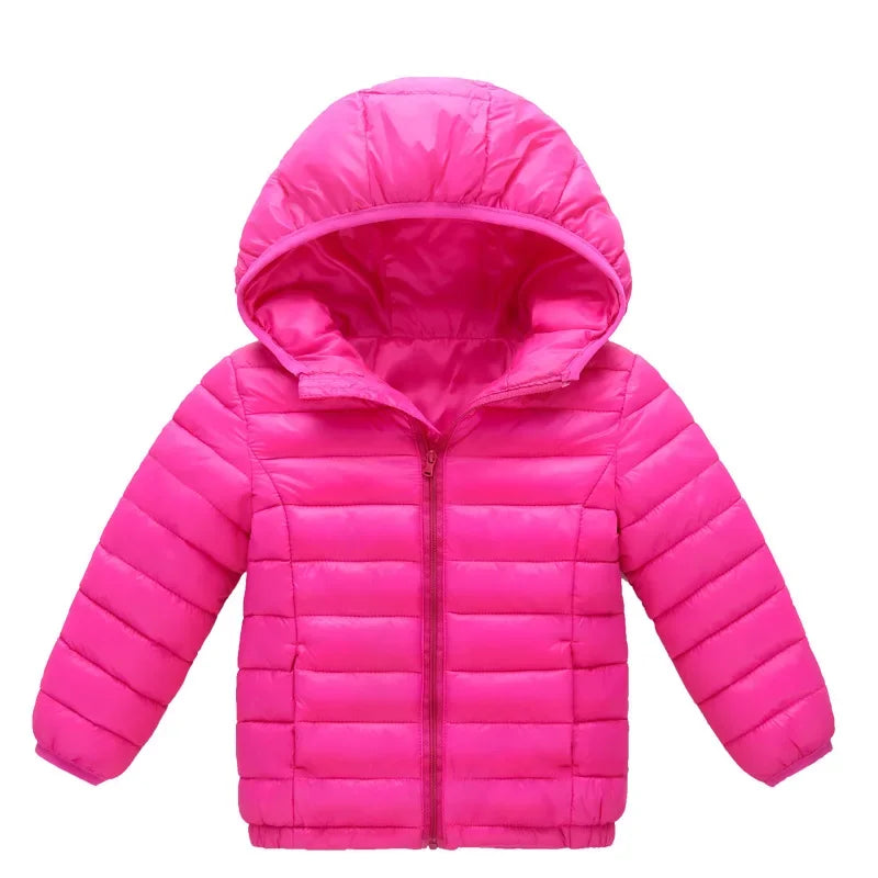 New Fashion Children Jacket Outerwear Boys and Girl Autumn Clothes Warm Down Hooded Coat Teenage Parka Kids Winter Clothing