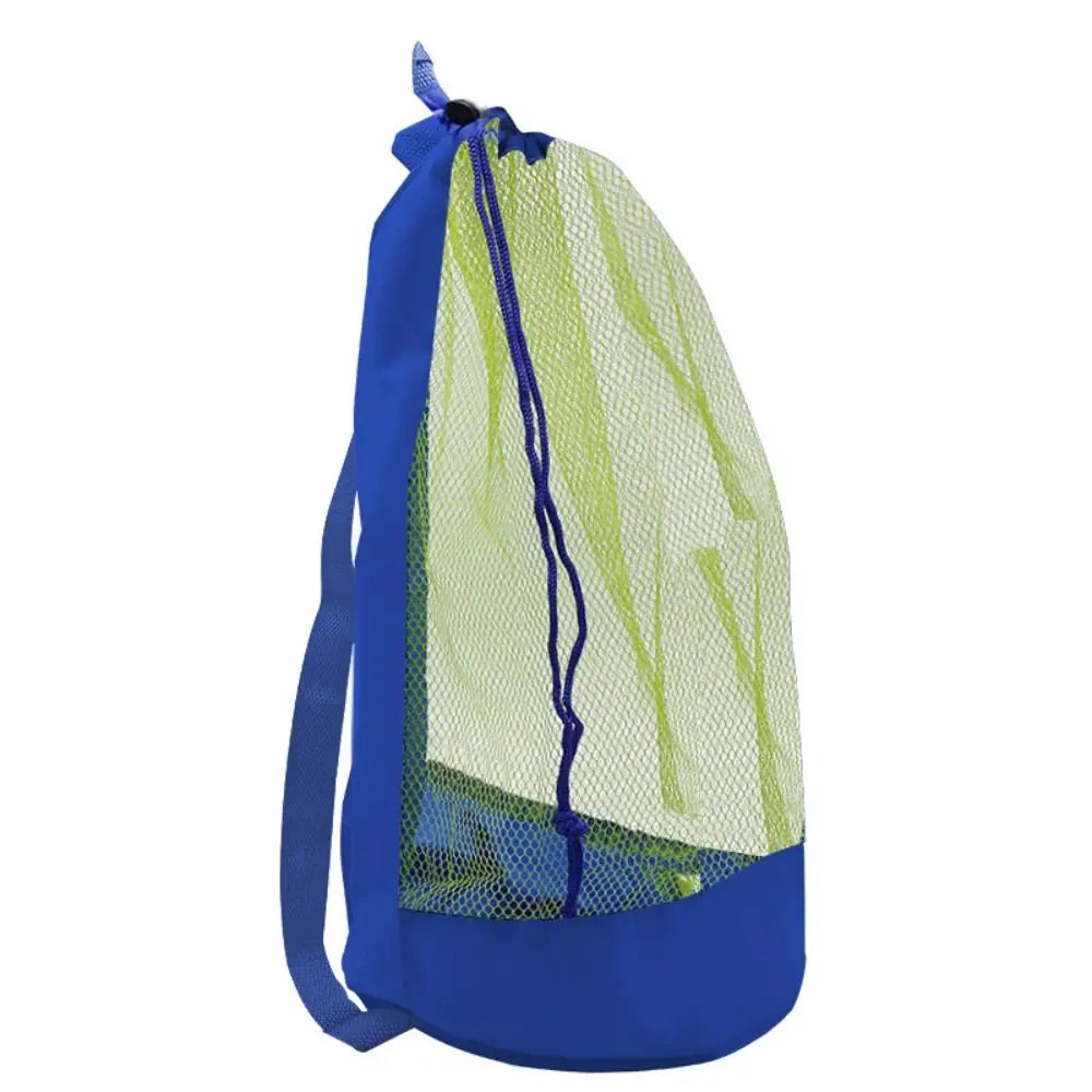 Convenient Large Capacity Beach Bag Foldable Lightweight Swimming Backpack Portable Breathable Beach Toy Baskets Clothes