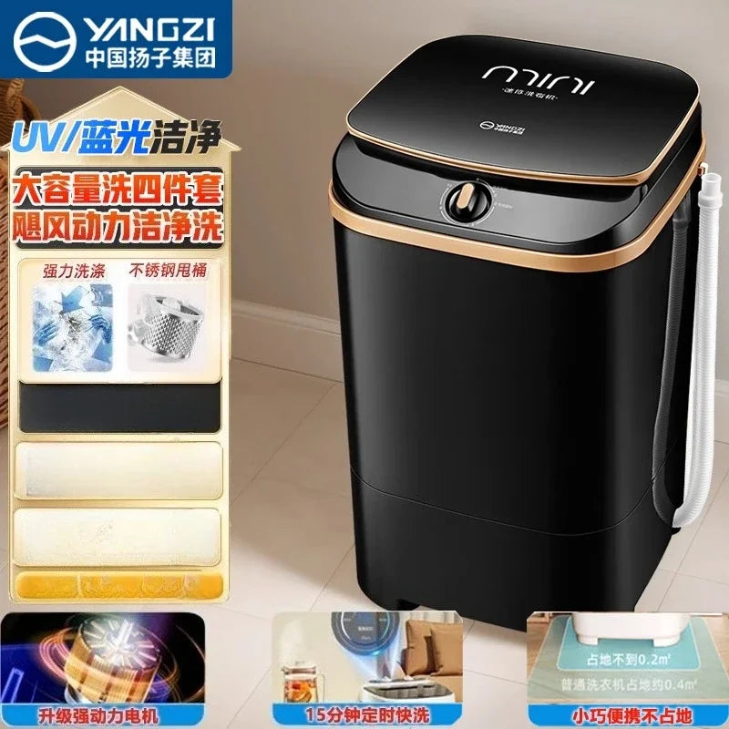 220V Yangzi Mini Washing Machine for Infant Underwear Socks Baby Clothes Cleaning AP