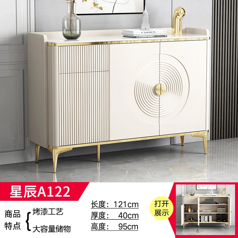 Large Household Living Room Cabinets European Metal Legs Glam Luxury Living Room Cabinets Nordic Modern Szafka Vintage Furniture